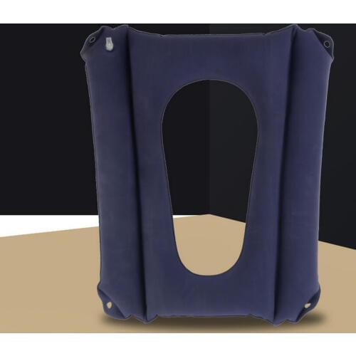 Inflatable Seat Cushion Comfort Commode Wheelchair Seat Cushion Pillow Coccyx Hemorrhoid Relief