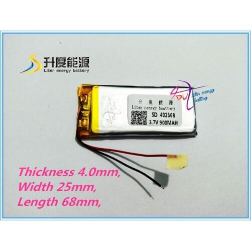 Polymer battery/ deep cycle 3.7 v 900mah li polymer battery 402568 li polymer battery