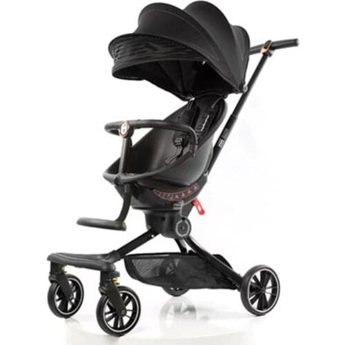 360 Degree Swivel Seat Folding Baby Stroller Sit Lie Baby Carriage Portable Two-way Baby Stroller High Landscape Baby Stroller