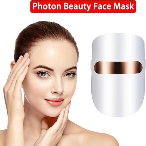 LED Facial Mask Purge Belleza Facial Skin Rejuvenation Masque Photon LED Mask Face light Therapy Wrinkle Acne Beauty Skin Tool