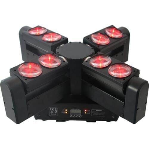 TIPTOP New Designed Infinited Rotating Spider Light 200W Excellent Beam Effect Light DMX 512 Endless Rotate Stage Light 90V-240V