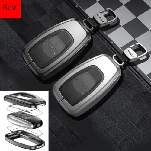 High-Quality Aluminium Alloy Car Smart Key Case Cover for Subaru Forester Outback XV Legacy BRZ Car Accessories