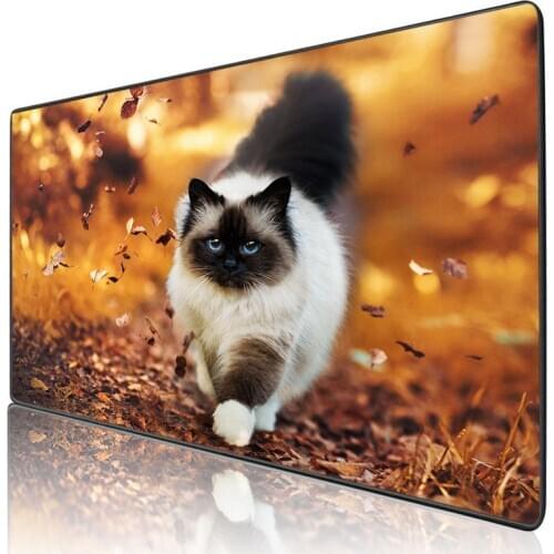 XGZ Gaming Mouse Pad Cute Cat Pattern Game Console Accessories Big Mouse Pad Computer Notebook Keyboard Mouse Pad Desk Mat