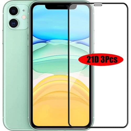 Tempered Glass For iPhone 12 13 Pro Max Mini Screen Protector For 11 Pro Max 7 Plus 8 XR XS Max X SE 2020 12Pro 11Pro Case 128Gb