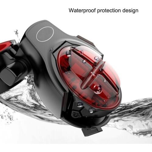 USB Charging Smart Brake Light Taillight Brake Vibration Induction Bike Rear Light MTB Road Bicycle Rear Taillights Tail Light