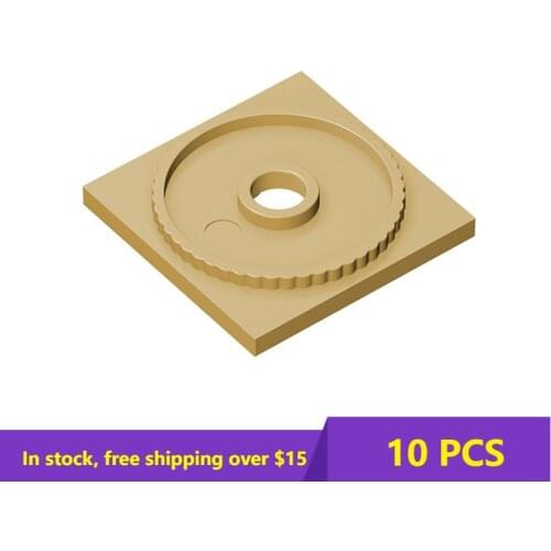 10PCS MOC 61485 4x4 With Assembles Particles Building Blocks Parts DIY enlighten block Bricks Bulk Model Educational Kids Toys