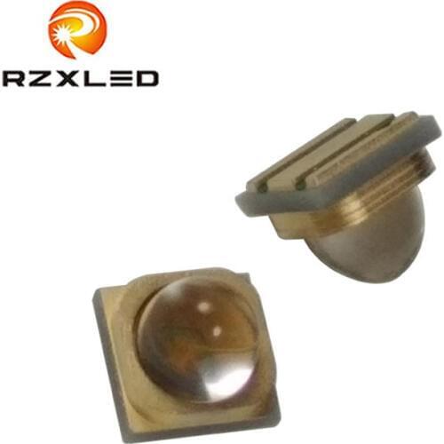 10PCS/Lot LED LG Narrow Lens 30 Viewing Angle UVA 365NM 370NM 3535Package 3W Chip