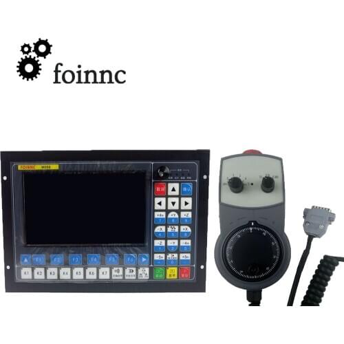 5-axis CNC Router kit 5 Axis Offline CNC Controller M350 1MHz G-Code + 5-Axis Emergency Stop Electronic Handwheel MPG