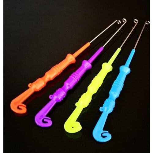5pcs Fishing Universal Fly Nail Knot Tying Tools Extractor Hook Remover Quick Knot Tying Loop Knot Tyer Tool and Carabiner Clip
