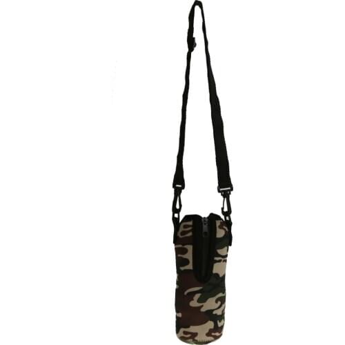 750ML Travel Sports Water Bottle Carrier Insulated Cover Bag Pouch w/ Strap