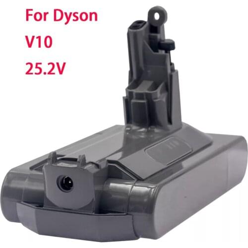 For Dyson V10 Battery 25.2V 2.6/3/4/5/6Ah Lithium Replacement Battery Vacuum Cleaner Absolute SV12 V10 Fluffy V10 Motorhead