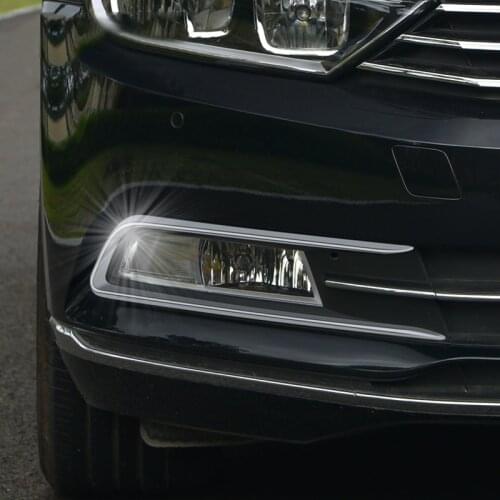 Accessories High Quality Front Fog Lamps Cover Trim Fog Lamp Shade Trim For VW Passat B8 and B8 Variant 2016 2017 2018 2019
