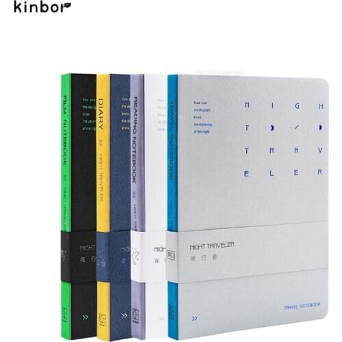 4color Kinbor Walker Series B6 Notebook Can Be Written Flat At 180degrees Four Inner Pages Office Writing Notebook