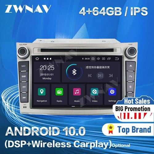 Carplay For Subaru Outback 2009 2010 2011 2012 2013 2014 Android 10.0 Player GPS Navi Auto Audio Stereo Radio Recorder Head Unit