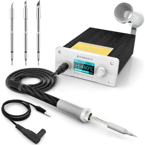 T245 OLED Digital Soldering Station 2.5 S Fast Warmming 220v 110v Automatic Sleep with 3 pcs Soldering Tips Welding Tools