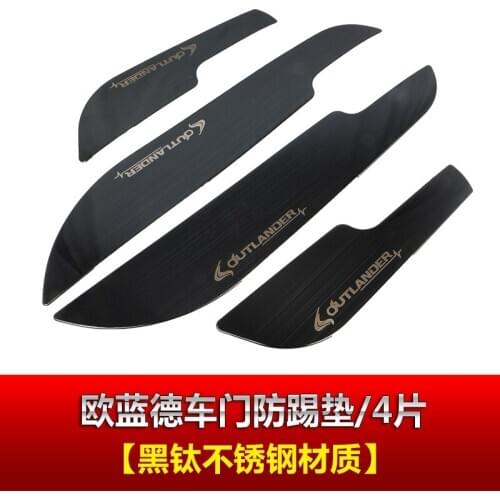 FOR Mitsubishi Outlander 2019 2020 Car door anti-kick pad car decoration interior decorative panel decorative car sticker