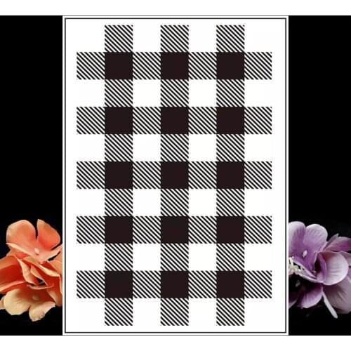 Grid Background Transparent Clear Silicone Stamps For DIY Scrapbooking/Sentiment Rubber Stamp Photo Album Decorative Card Making