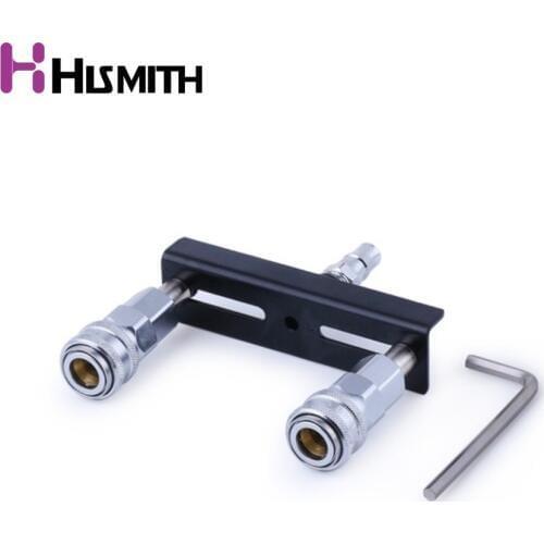 HISMITH Double Quick Connector Dildos Holder Hismith Machine Device Attachements Metal Sex Machine Kliclock accessory