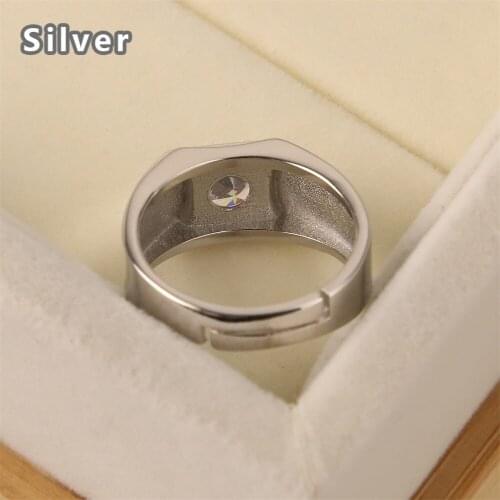 Best-selling Europe and the United States fashion s925 pure silver lovers ring inlaid luxury zircon crystal jewelry gifts