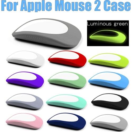 For Apple Magic Mouse 2 Soft Silicone Mouse Protective Case Ultra-thin Anti-fall Multi-color Mouse Case For Apple Mouse 2 Case