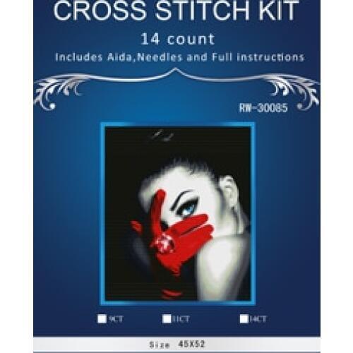 Top Quality Lovely Hot Sell Counted Cross Stitch Kit Old World Holiday Ornaments Similar DMC RW-3005 angel girl