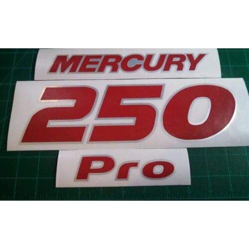 For 1Set Mercury Outboard Numbers OptiMax Pro XS Boat Reproduction 200 225 250 Car Styling