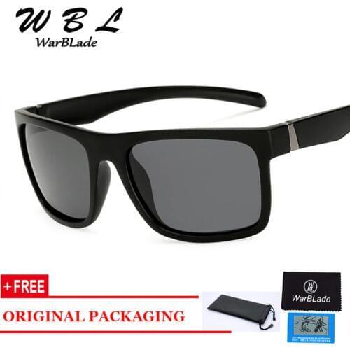 WarBLade 2019 New Fashion Men Sports Sunglasses Polarized Goggles Rectangle Men Sport Outdoor Sunglass Mens Glasses