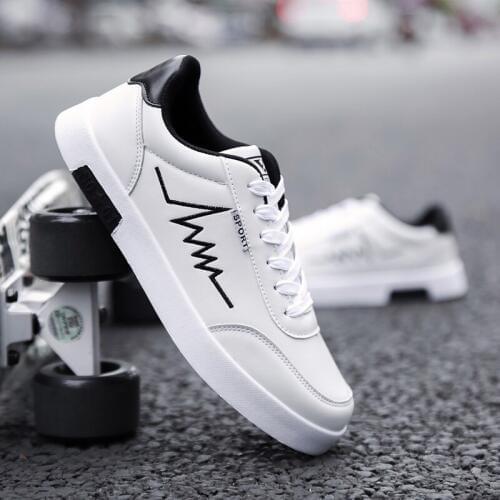 2018 Summer New White Shoes Korean Version Of The Wild White Casual Shoes Trend Mens Tide Shoes