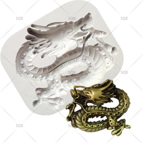 Newest Dragon Dinosaur Cake Silicone Mold Fondant Mold DIY Cake Decorating Tools Sugarcraft Chocolate Mold Baking Tools15151