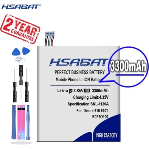 New Arrival [ HSABAT ] 3300mAh B0P9O100 BOP9O100 Replacement Battery for HTC Desire 612 D610 D610n D610t 610 612 D610n D610t