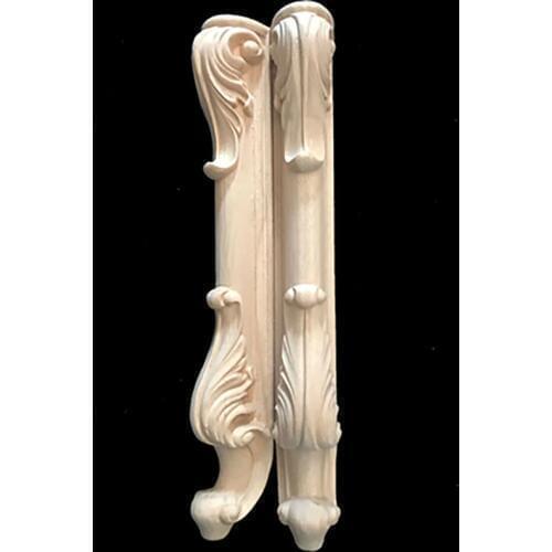 2pcs/lot Solid wood Furniture Legs European Carved Cabinet Legs Table legs