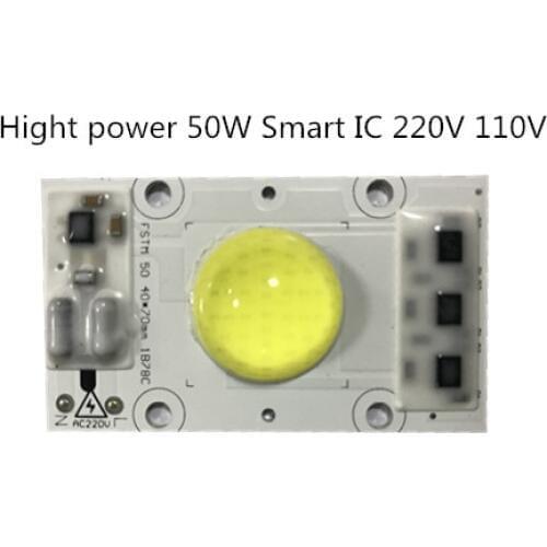 LED don;t driver COB 50W Lamp AC 220V 110V 6000k White Warm Smart IC Fit For DIY High power driver IC for 50W for flood light