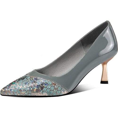 Spring Autumn Women Pumps Shoes High Heels Elegant Sexy Shoes Women Large Size High Quality Mary Janes Women Shoes Footwear B20