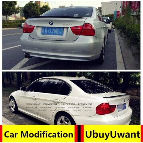 UBUYUWANT For BMW E90 3 Series 2005-2011 P STYLE Spoiler Wing Auto Racing Car Styling ABS Material Tail Trunk Spoiler Wing