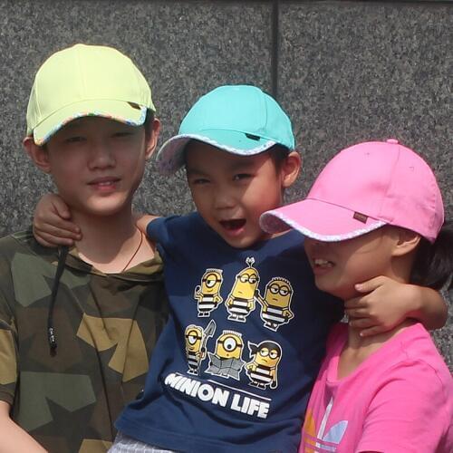 Outfly Cotton Childrens Baseball Cap Parent-child Outdoor Sports Cap Kids Running Cap