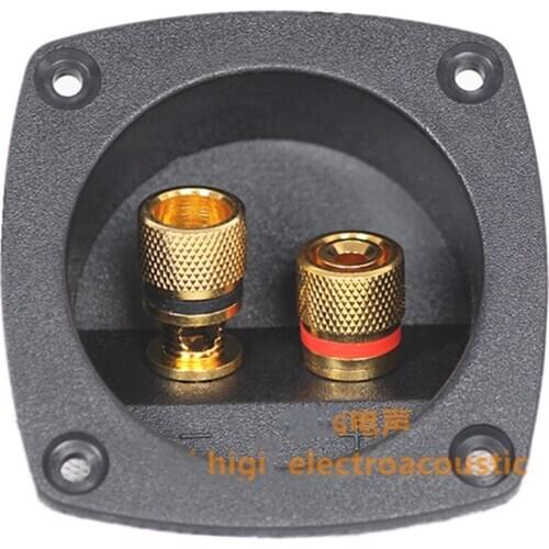 10pcs/lot The two speakers connect the box with the box opening 53mm with 500 columns