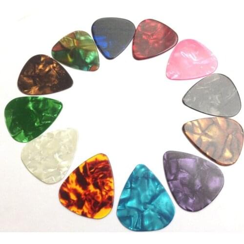 12 x rock picks - Mediators for guitars and basses 3 different thickness