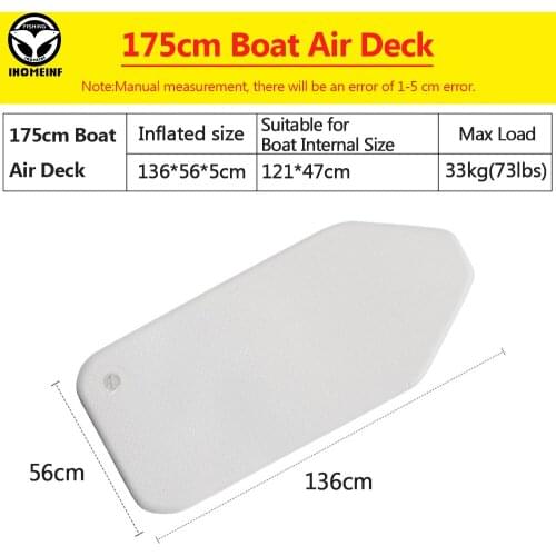 175cm PVC Wear-resistant Inflatable Deck Drop Stitch Foldable Inflatable Boat Bottom Air Deck