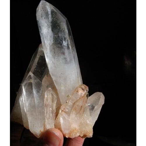 390g natural rock quartz crystal cluster original