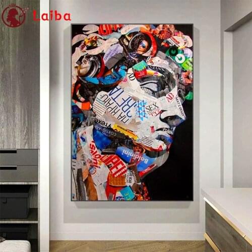DIY Diamond Painting Portrait of David Graffiti Art Full Square Diamond Embroidery sale Cross Stitch sets Mosaic Handmade Gift