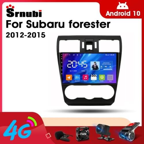 2 Din Android 10.0 Car Player Stereo audio Radio for Subaru Forester XV WRX 2012-2015 Multimedia Video Touch Screen 4G Wifi DVD