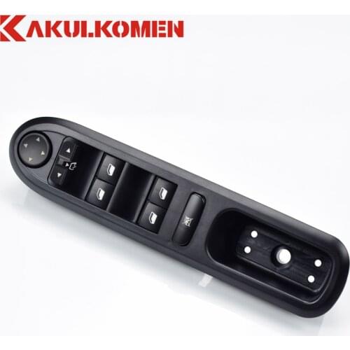 6554.ER 6554ER 96468704XT LHD Electric Power Window Master Lifter Control Switch Button Panel For Peugeot 407 SW Coupe 2004-2014