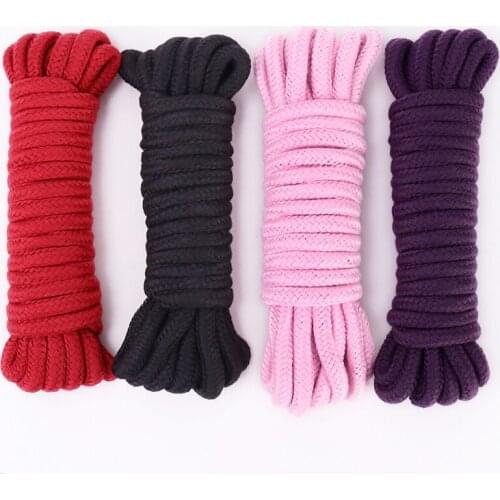 Erotic Slave Bondage Rope Restraint Cotton For Suitable For Couple Lover Sexual Partners Sex SM Game Products Toys For Adults