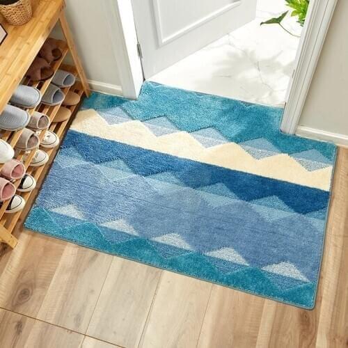 Nordic Style Bedroom Childrens Room Decor Carpet Non slip Floor Mat For Porch Entrance Bedside Sofa Area Doormat Pile Carpets