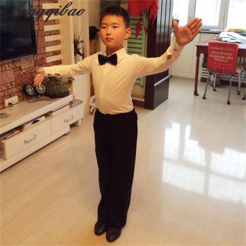 Latino dance dress boy mens latin dance pants Shirt vestido baile latino boys latin dancewear children latin dance dress kids