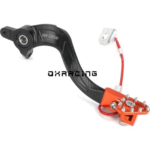 Motorcycle CNC Aluminum Rear Foot Brake Pedal Lever For FE250 FE350 FE501 2013 2014 TE125 TE250 TE300 2011-2014