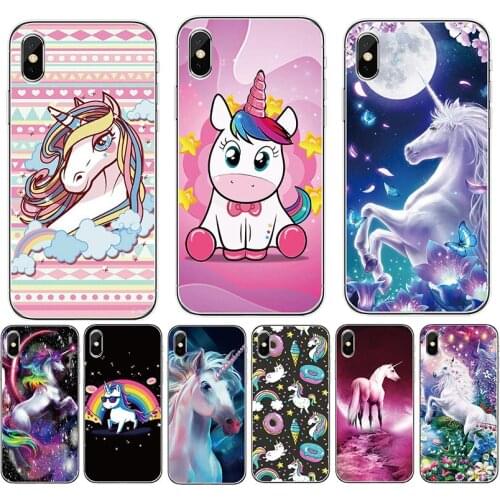For OPPO Reno 4 5G 3 pro 4G 2 2Z 10X zoom Cover Unicorns and Rainbows Painted Soft Silicon TPU protection Phone case Coque