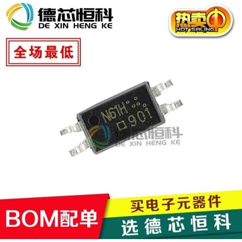 New original PS2861H-1 PS2861H Optocoupler N61H SMD SOP-4 Photoelectric Isolation Coupler