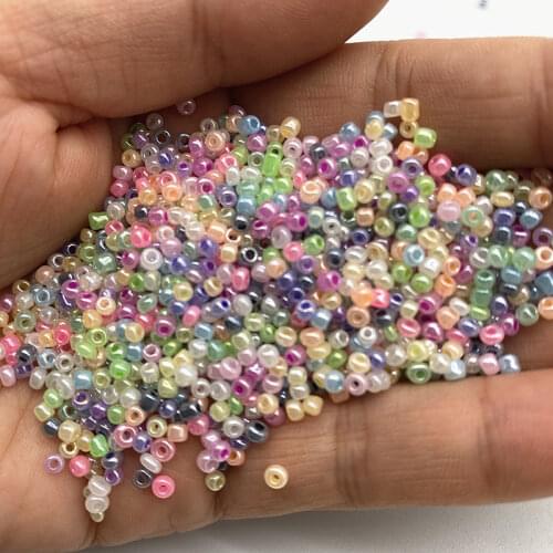 New 2/ 3/4/mm cream beads Charm Czech Glass Seed Beads DIY Bracelet Beads for Jewelry Making Earring Necklace # 15