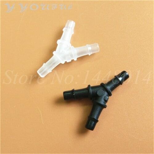 UV eco solvent printer Plastic ink tube connector fitting Y shape ink hose pipe adapter tubing clip for DX4 DX5 DX7 printhead